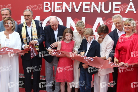 Einweihung des Themenbereichs Monaco mit Fürst Albert II. im Europa-Park in Rust