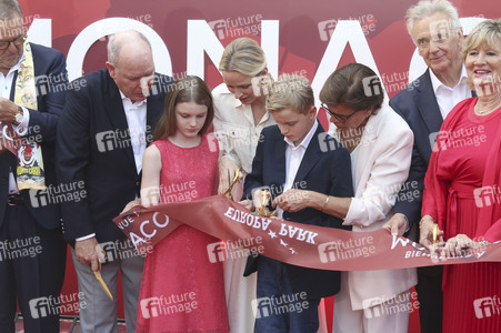 Einweihung des Themenbereichs Monaco mit Fürst Albert II. im Europa-Park in Rust