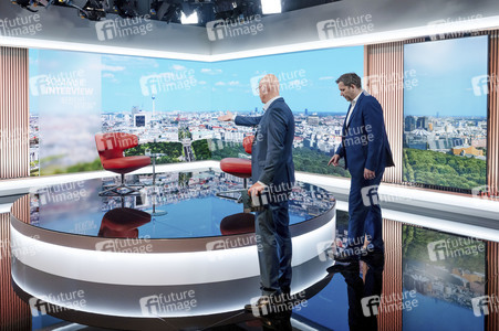 ARD-Sommerinterview mit Lars Klingbeil in Berlin