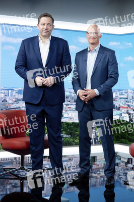 ARD-Sommerinterview mit Lars Klingbeil in Berlin