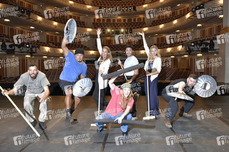 Photocall mit der Perkussion-Band Stomp in Berlin