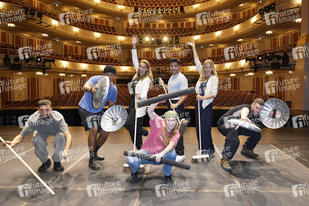 Photocall mit der Perkussion-Band Stomp in Berlin