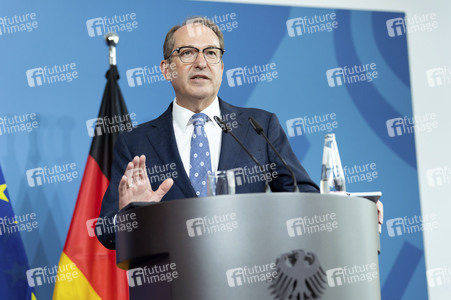 Pressestatement von Gerhard Karner und Alexander Dobrindt in Berlin