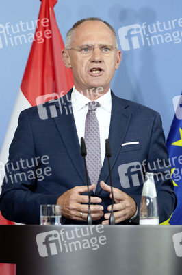 Pressestatement von Gerhard Karner und Alexander Dobrindt in Berlin