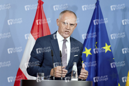 Pressestatement von Gerhard Karner und Alexander Dobrindt in Berlin