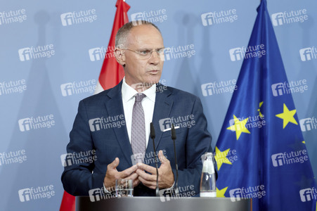 Pressestatement von Gerhard Karner und Alexander Dobrindt in Berlin