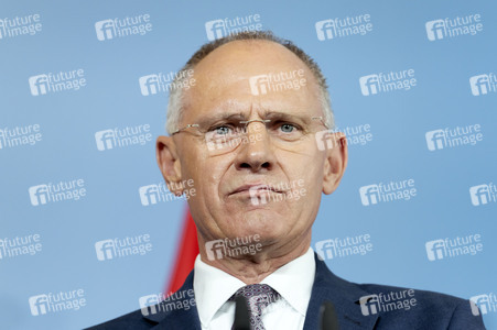 Pressestatement von Gerhard Karner und Alexander Dobrindt in Berlin