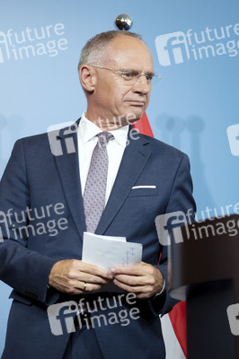 Pressestatement von Gerhard Karner und Alexander Dobrindt in Berlin
