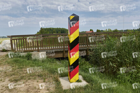 Deutsch-polnische Grenze auf Usedom