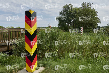 Deutsch-polnische Grenze auf Usedom
