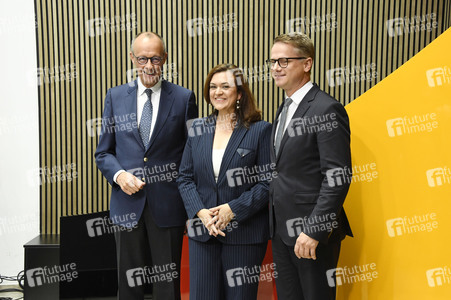 Pressekonferenz mit Friedrich Merz in Berlin