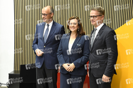 Pressekonferenz mit Friedrich Merz in Berlin