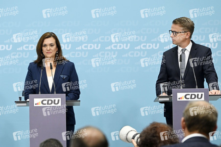 Pressekonferenz mit Friedrich Merz in Berlin