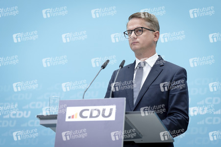 Pressekonferenz mit Friedrich Merz in Berlin