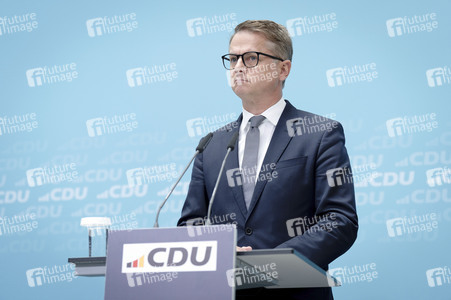 Pressekonferenz mit Friedrich Merz in Berlin