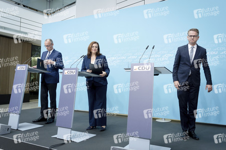 Pressekonferenz mit Friedrich Merz in Berlin