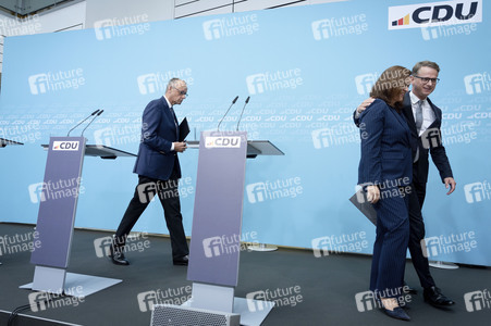 Pressekonferenz mit Friedrich Merz in Berlin