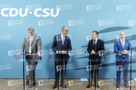 Sondersitzung der CDU/CSU-Bundestagsfraktion in Berlin