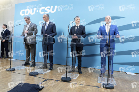 Sondersitzung der CDU/CSU-Bundestagsfraktion in Berlin