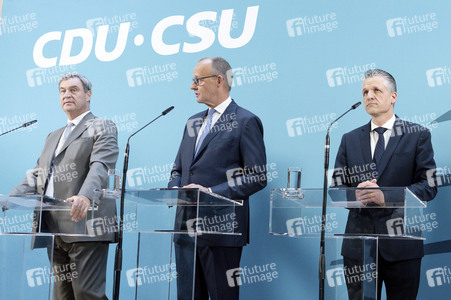 Sondersitzung der CDU/CSU-Bundestagsfraktion in Berlin