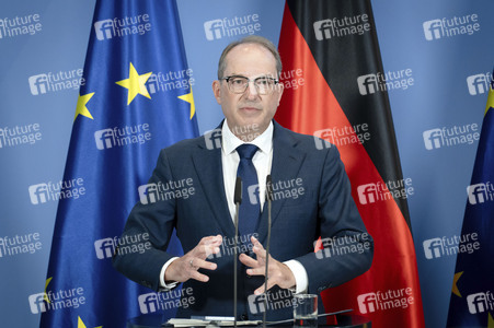 Pressekonferenz zur Reform des Rechts der Nachrichtendienste in Berlin