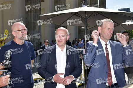 Pressekonferenz 65 Jahre Mauerbau in Berlin