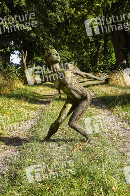 NATURE ART: Lindenallee / Linden Avenue Bodypainting