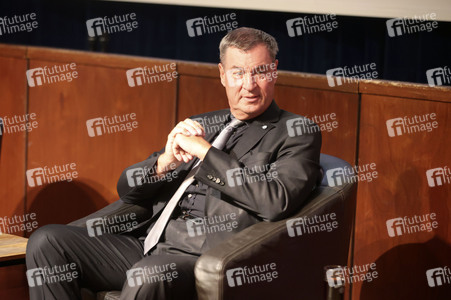Sven Schulze und Markus Söder beim Landtagswahlkampf in Sachsen-Anhalt in Wernigerode