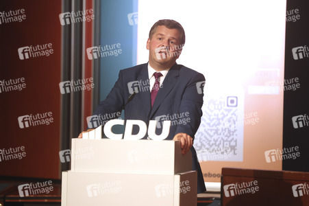 Sven Schulze und Markus Söder beim Landtagswahlkampf in Sachsen-Anhalt in Wernigerode