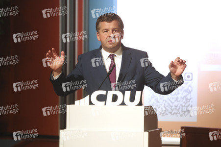 Sven Schulze und Markus Söder beim Landtagswahlkampf in Sachsen-Anhalt in Wernigerode