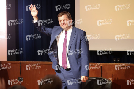 Sven Schulze und Markus Söder beim Landtagswahlkampf in Sachsen-Anhalt in Wernigerode