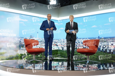 ARD-Sommerinterview mit Friedrich Merz in Berlin