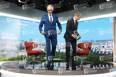 ARD-Sommerinterview mit Friedrich Merz in Berlin