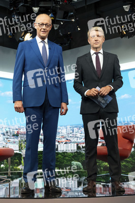 ARD-Sommerinterview mit Friedrich Merz in Berlin