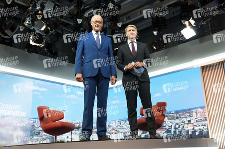ARD-Sommerinterview mit Friedrich Merz in Berlin