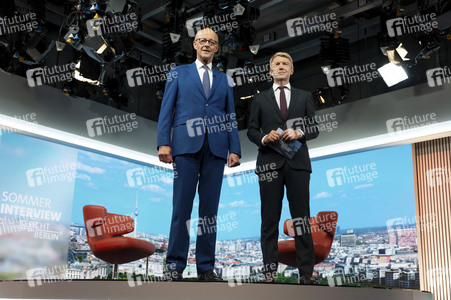 ARD-Sommerinterview mit Friedrich Merz in Berlin