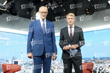 ARD-Sommerinterview mit Friedrich Merz in Berlin