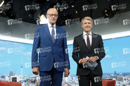 ARD-Sommerinterview mit Friedrich Merz in Berlin