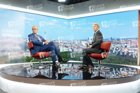 ARD-Sommerinterview mit Friedrich Merz in Berlin