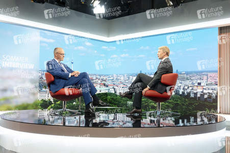 ARD-Sommerinterview mit Friedrich Merz in Berlin