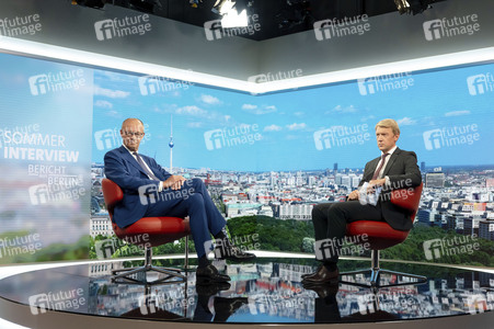 ARD-Sommerinterview mit Friedrich Merz in Berlin