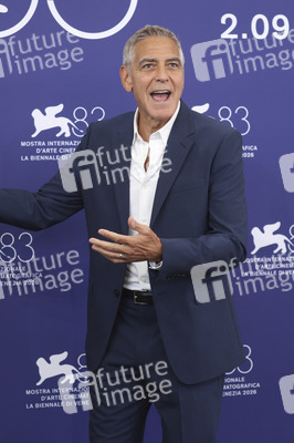 Photocall mit George Clooney, Internationale Filmfestspiele von Venedig 2026