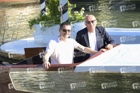 Abfahrt von Jack O'Connell und Danny Boyle vom Hotel Excelsior, Internationale Filmfestspiele von Venedig 2026