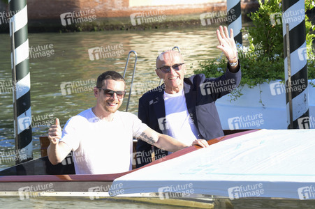 Abfahrt von Jack O'Connell und Danny Boyle vom Hotel Excelsior, Internationale Filmfestspiele von Venedig 2026