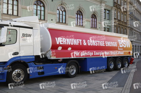 Wahlkampfveranstaltung des BSW in Halle