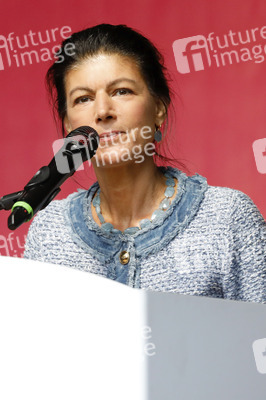 Wahlkampfveranstaltung des BSW in Halle