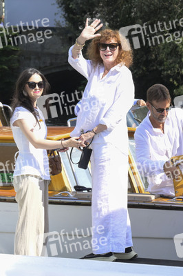 Abfahrt von Susan Sarandon vom Hotel Excelsior, Internationale Filmfestspiele von Venedig 2026