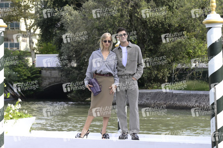 Ankunft von Virna Toppi und Nicola Del Freo am Hotel Excelsior, Internationale Filmfestspiele von Venedig 2026