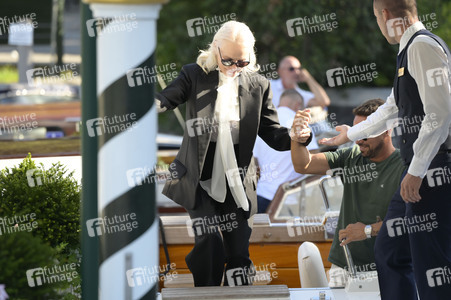 Ankunft von Pamela Anderson am Hotel Excelsior, Internationale Filmfestspiele von Venedig 2026