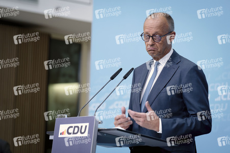 Pressekonferenz der CDU zur Wahl in Sachsen-Anhalt in Berlin